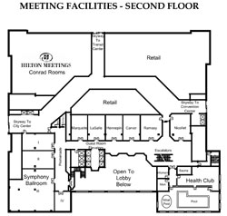 Hilton Second Floor Meeting Rooms