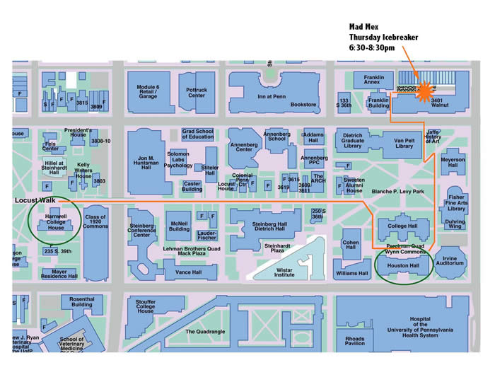 UPenn campus map