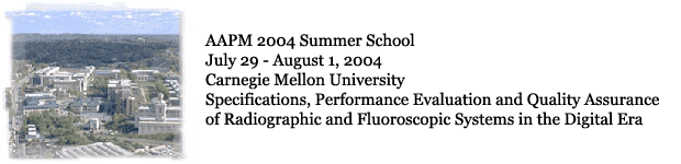 2004 AAPM Summer School Home