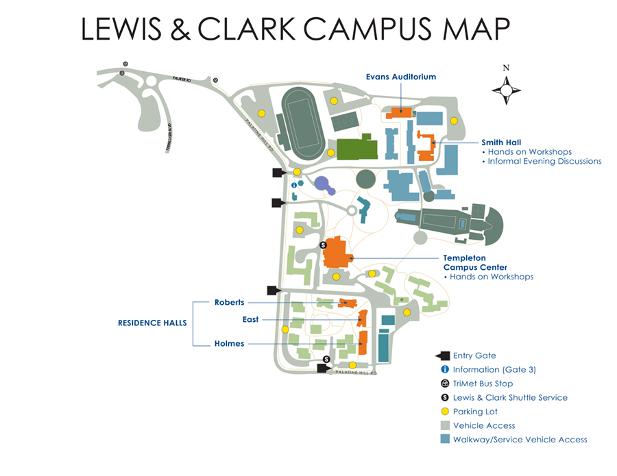 Lewis & Clark Campus Map