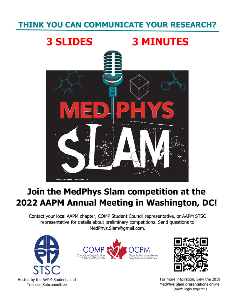 AAPM Students MedPhys Slam